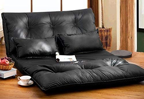 merax pu leather foldable video gaming sofa